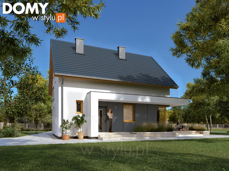 dom bez pozwolenia 70m2 projekty
